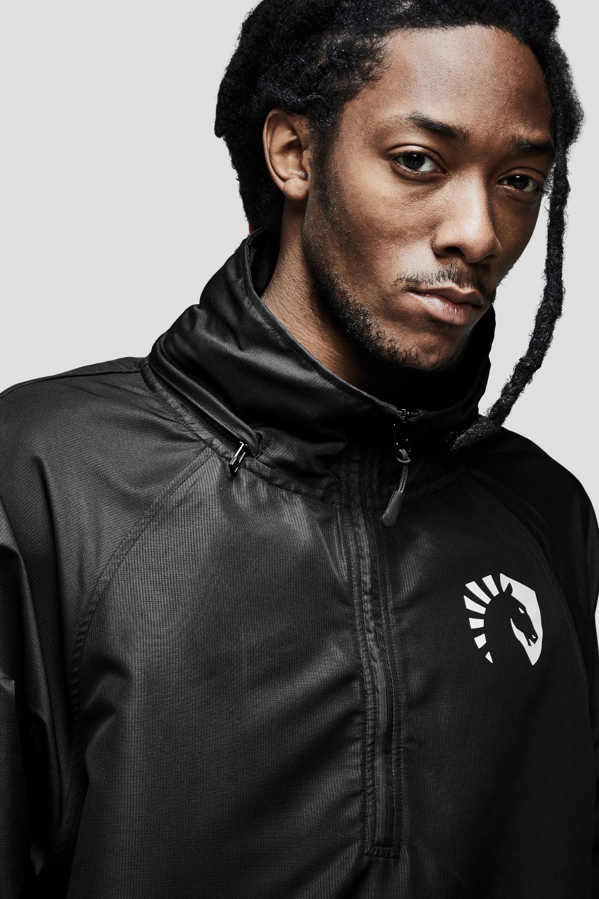 LIQUID PRESTIGE HALF ZIP WINDBREAKER - BLACK - Image 14