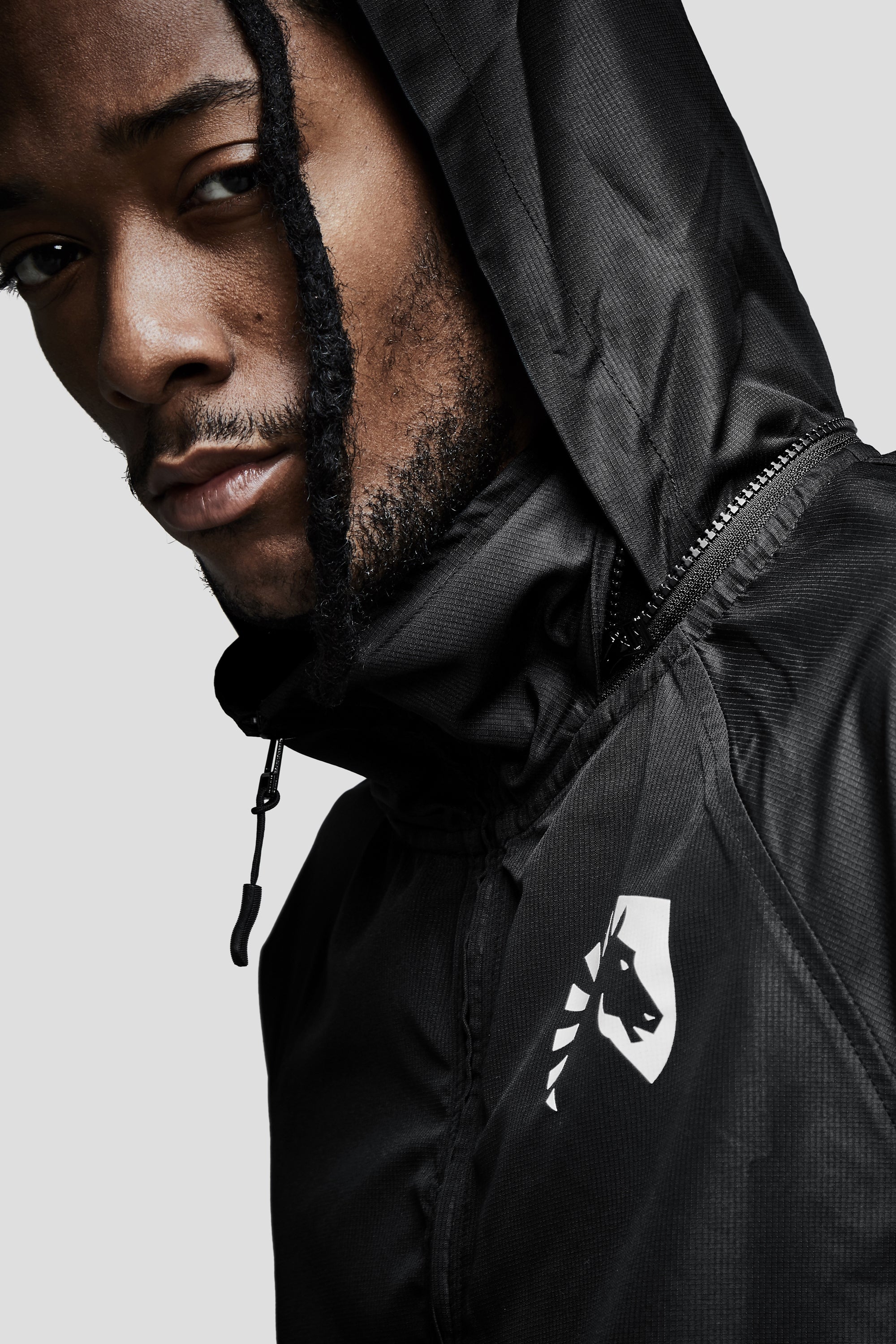 LIQUID PRESTIGE HALF ZIP WINDBREAKER - BLACK - Image 16