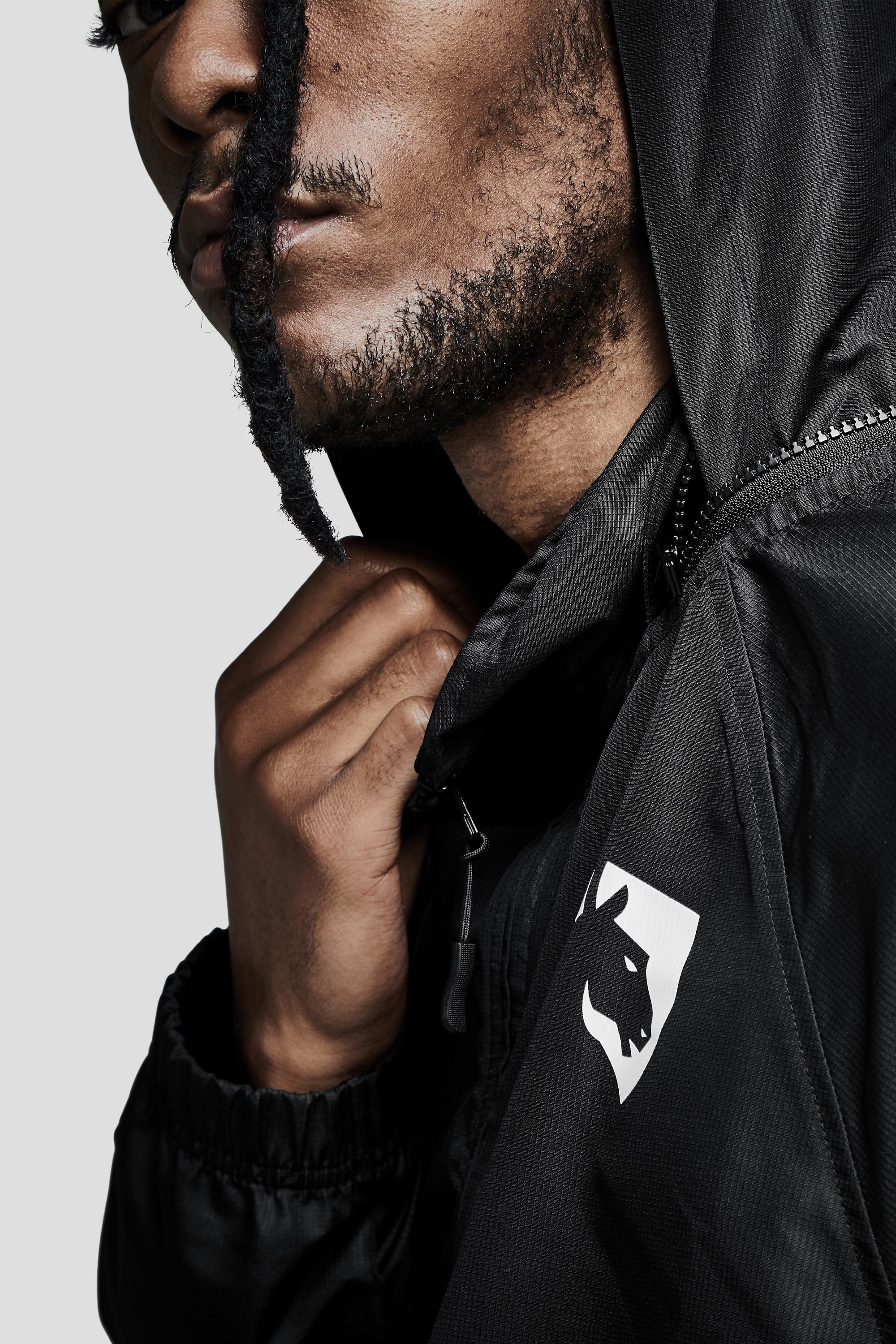 LIQUID PRESTIGE HALF ZIP WINDBREAKER - BLACK - Image 17