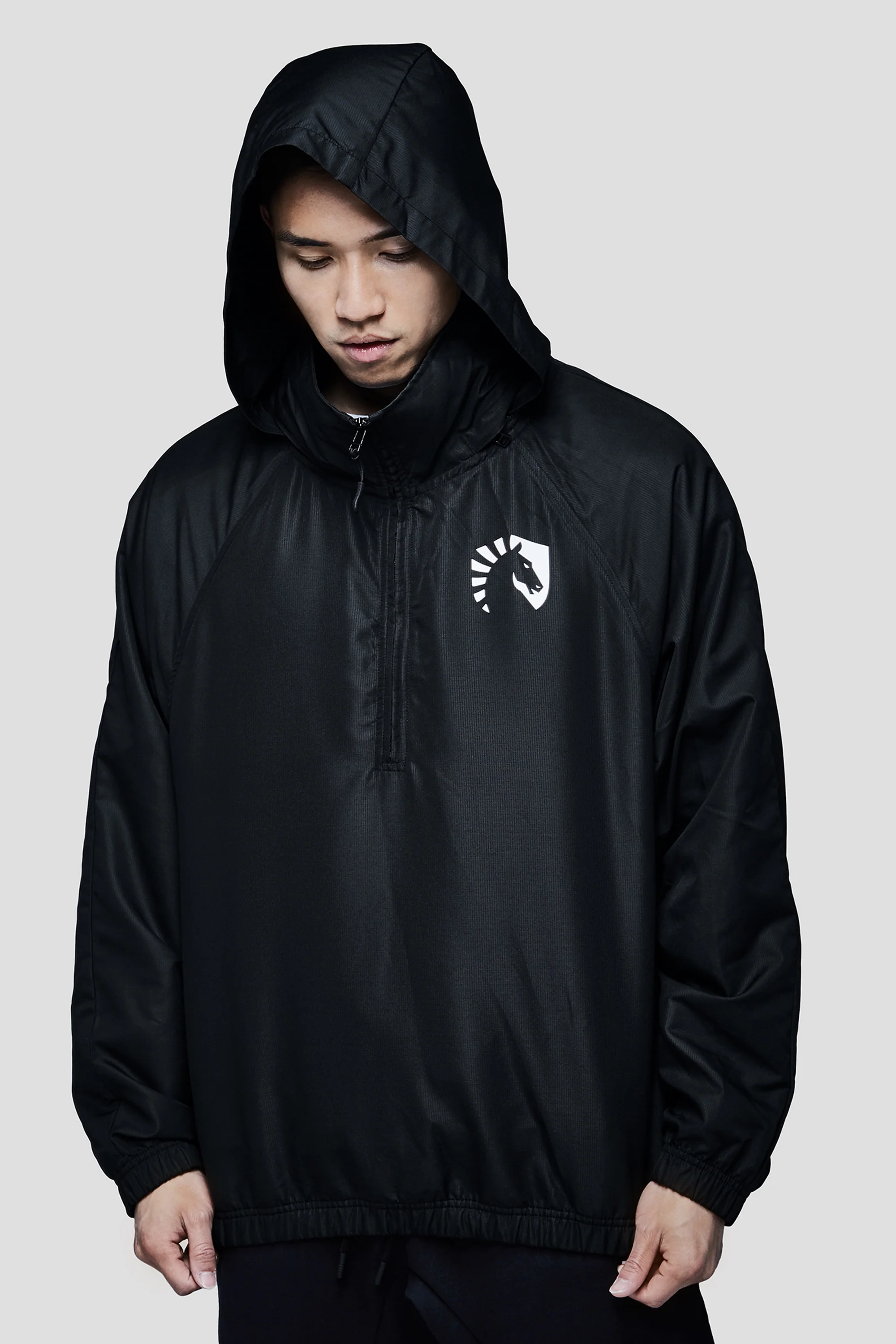 LIQUID PRESTIGE HALF ZIP WINDBREAKER - BLACK - Image 18