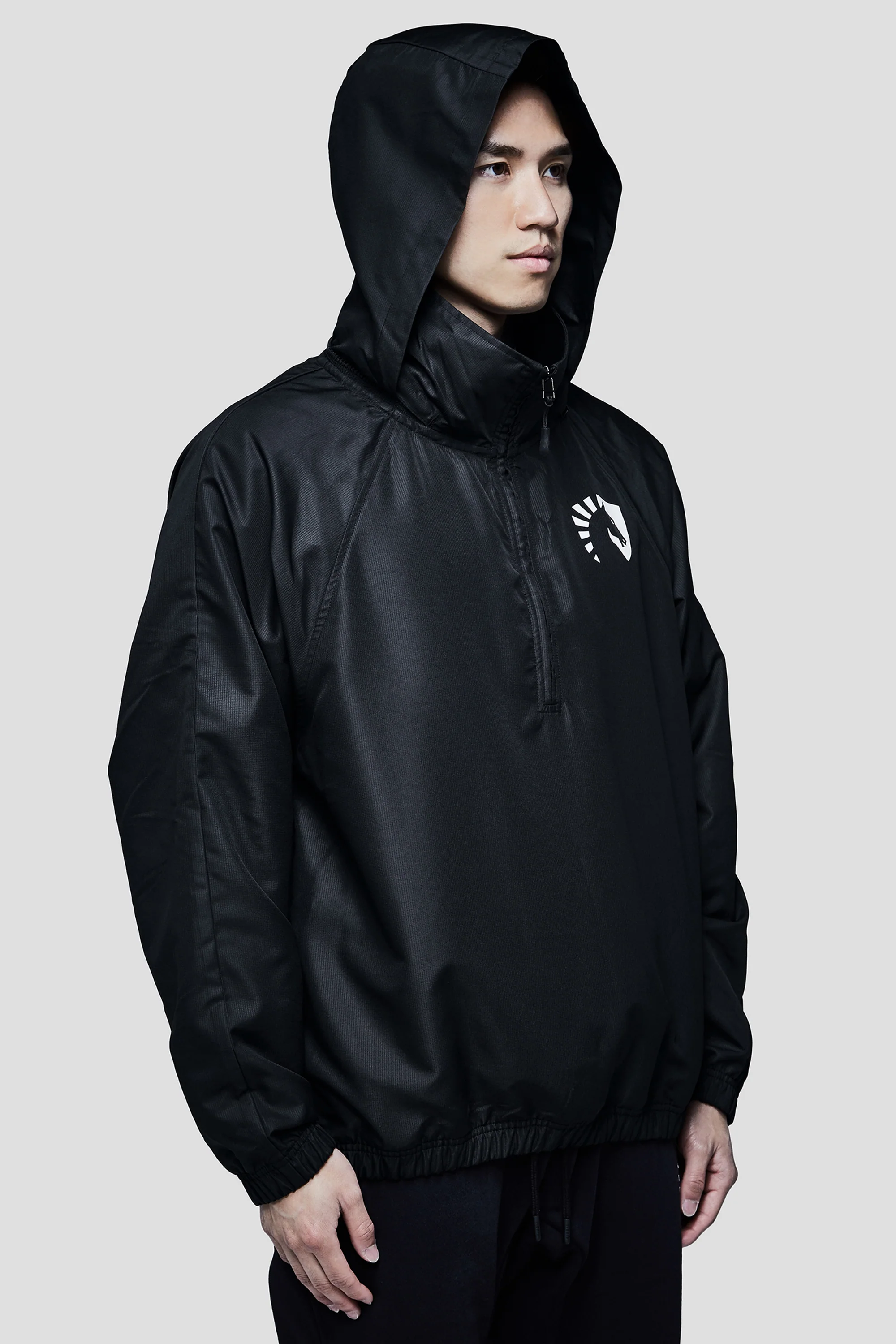 LIQUID PRESTIGE HALF ZIP WINDBREAKER - BLACK - Image 7