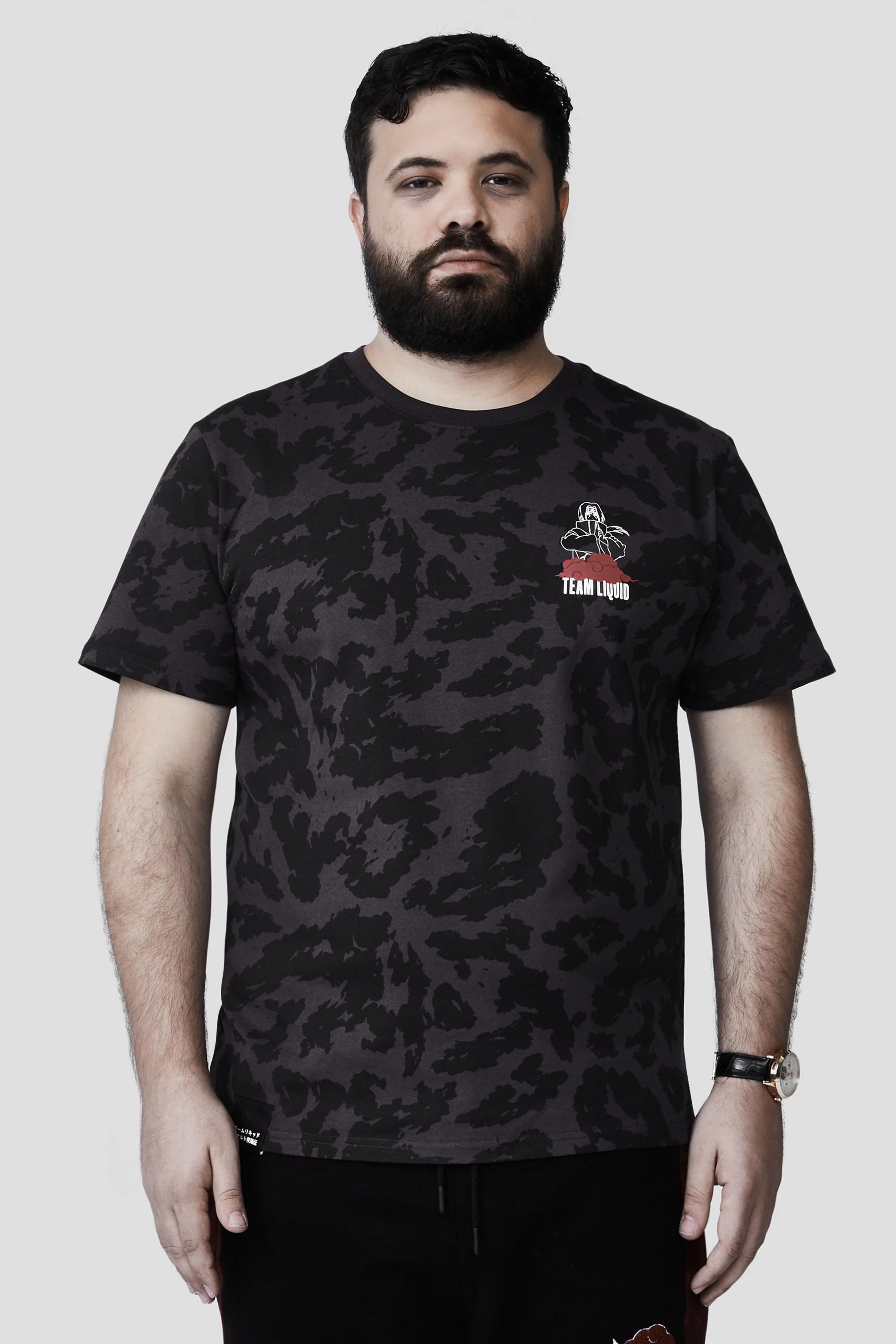 NARUTO AKATSUKI ITACHI AMATERASU SHORT SLEEVE TEE - Image 5