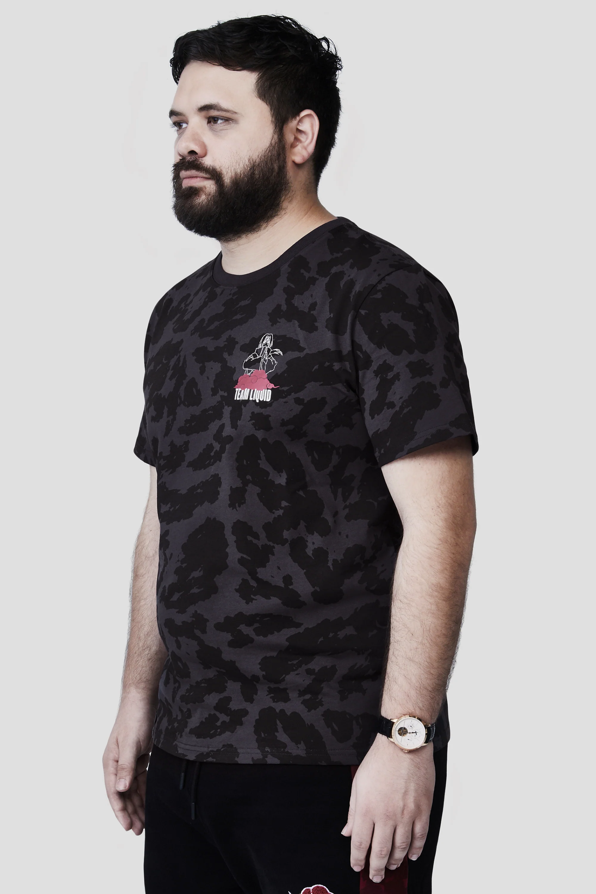 NARUTO AKATSUKI ITACHI AMATERASU SHORT SLEEVE TEE - Image 7