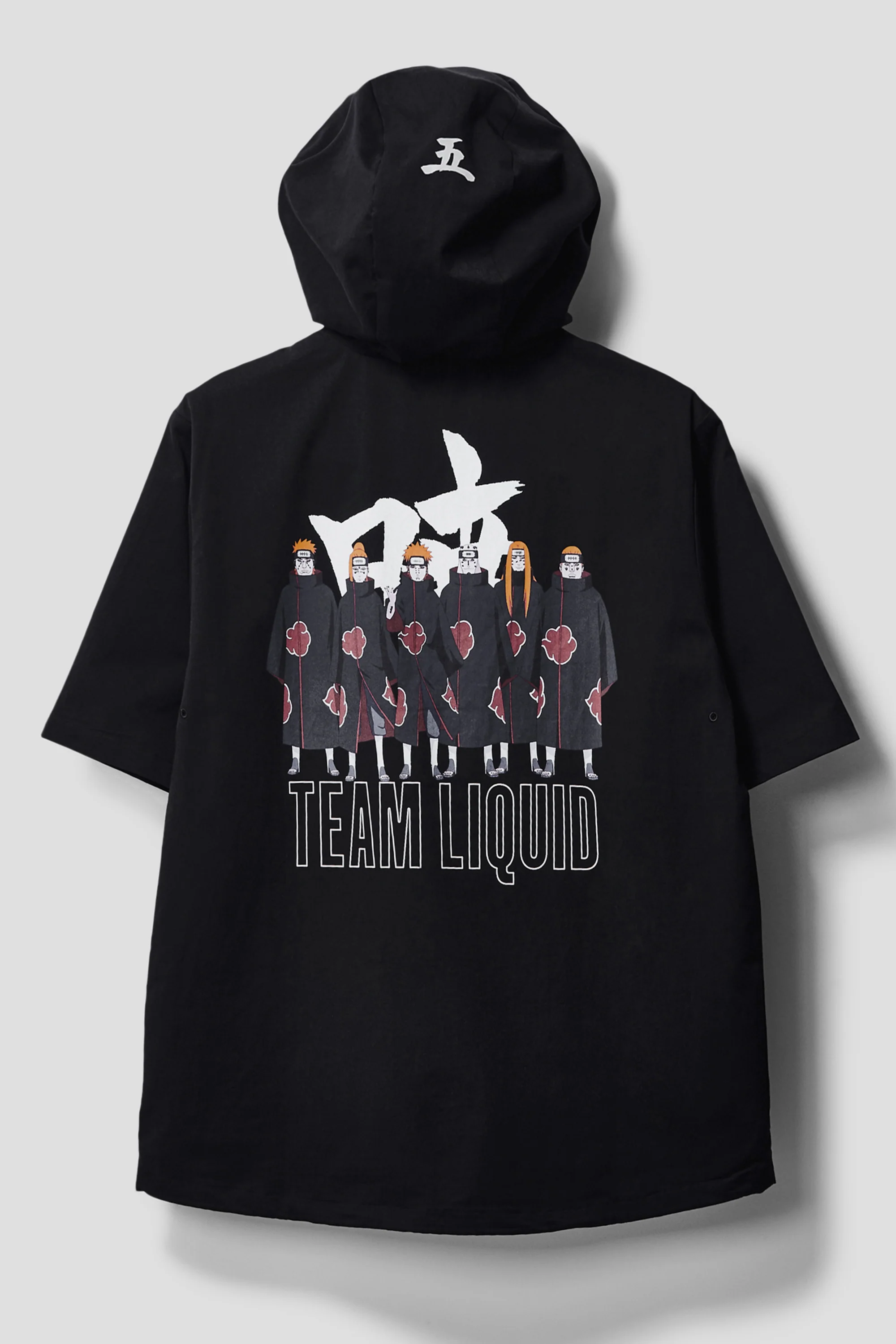 NARUTO AKATSUKI SIX PATHS OF PAIN SHORT SLEEVE TECH HOODIE - Image 24