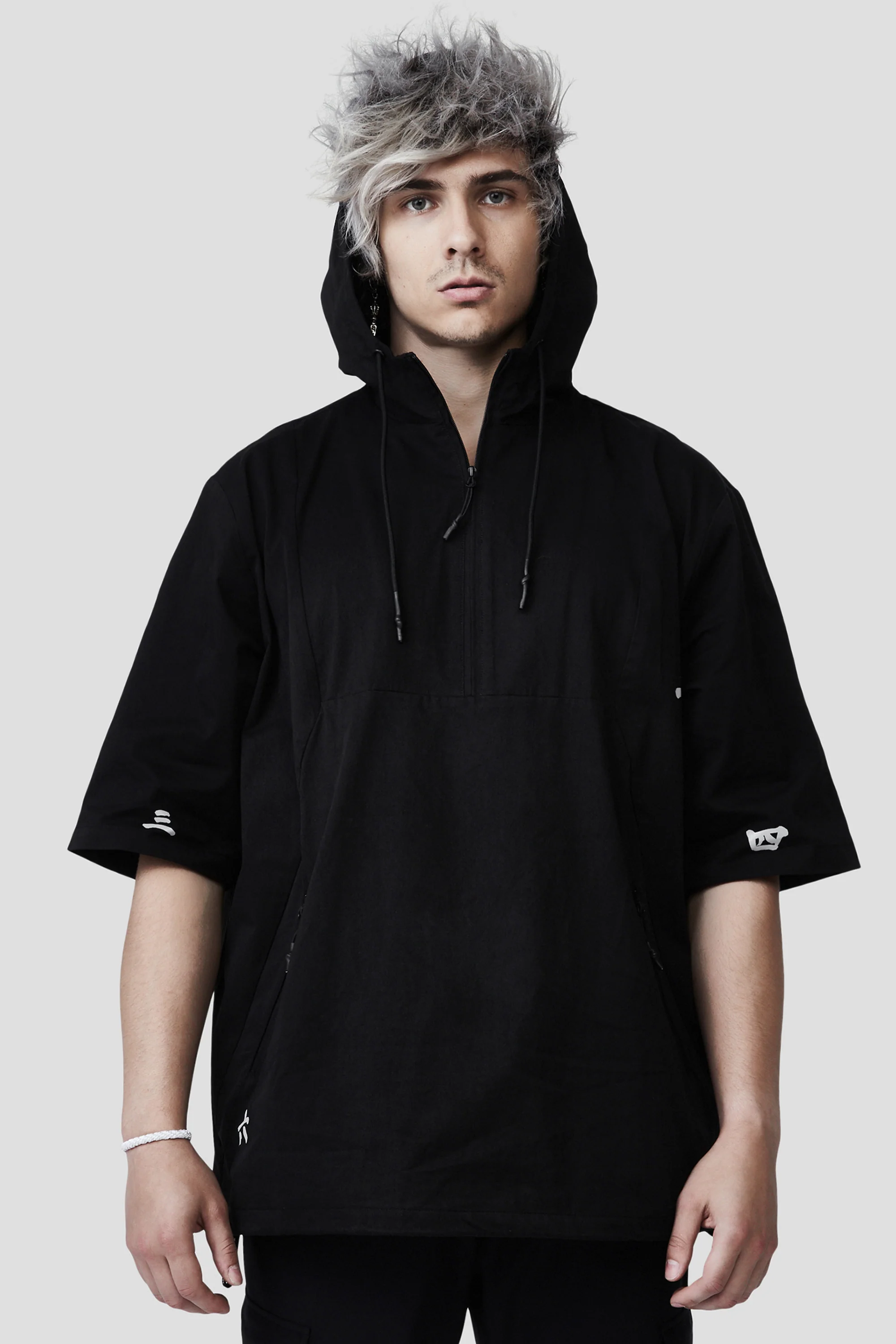 NARUTO AKATSUKI SIX PATHS OF PAIN SHORT SLEEVE TECH HOODIE - Image 8