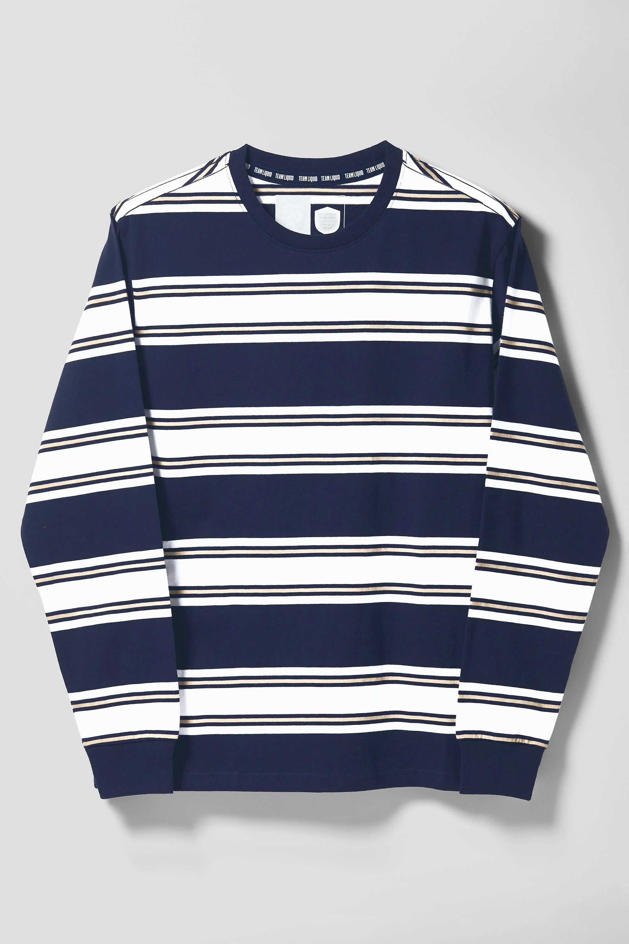 YARN DYE STRIPE LONG SLEEVE TEE - Image 13