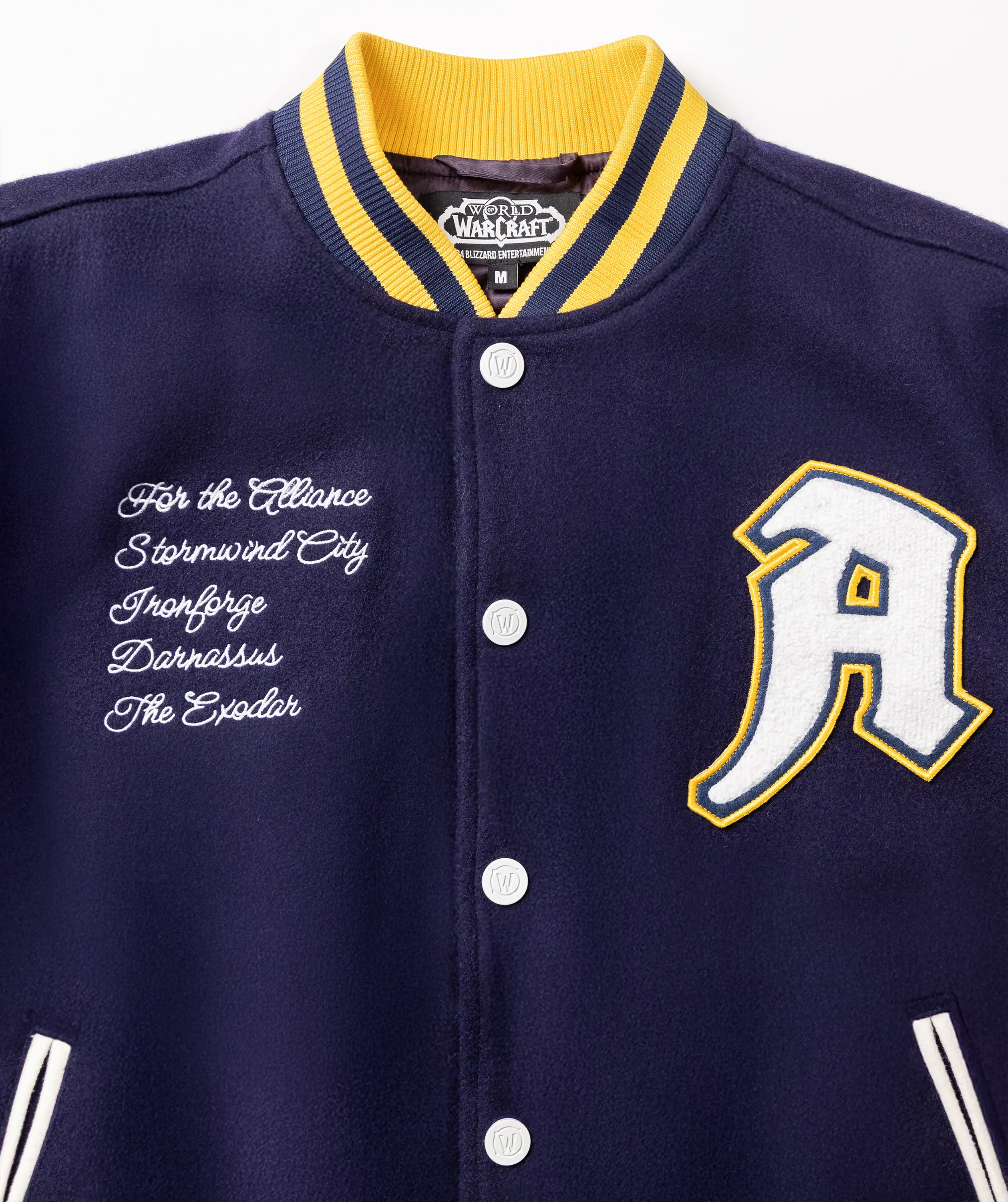 WORLD OF WARCRAFT ALLIANCE VARSITY JACKET - Image 18