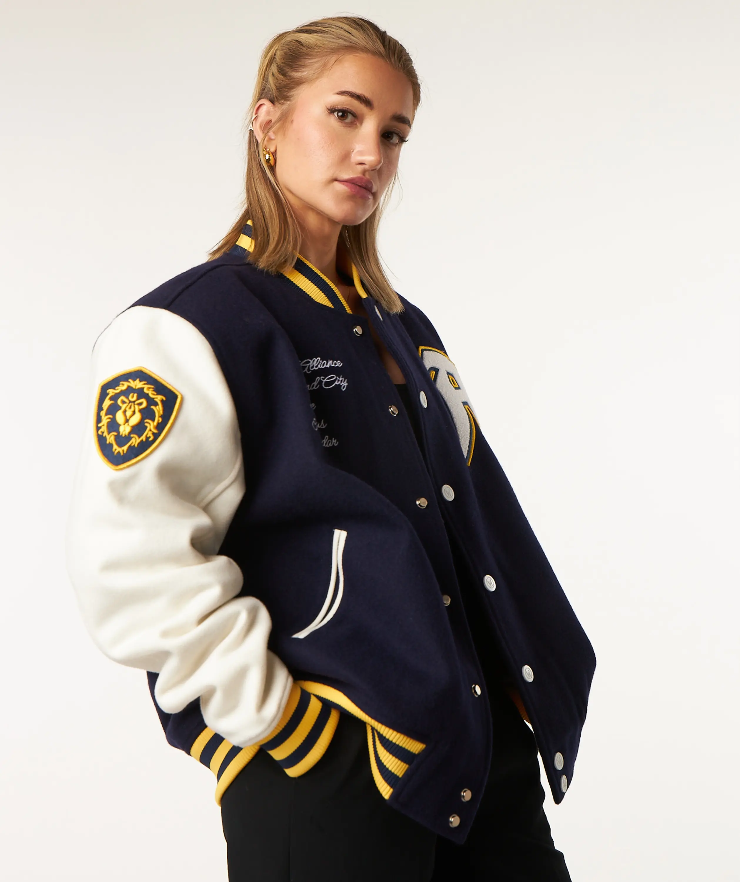 WORLD OF WARCRAFT ALLIANCE VARSITY JACKET - Image 6