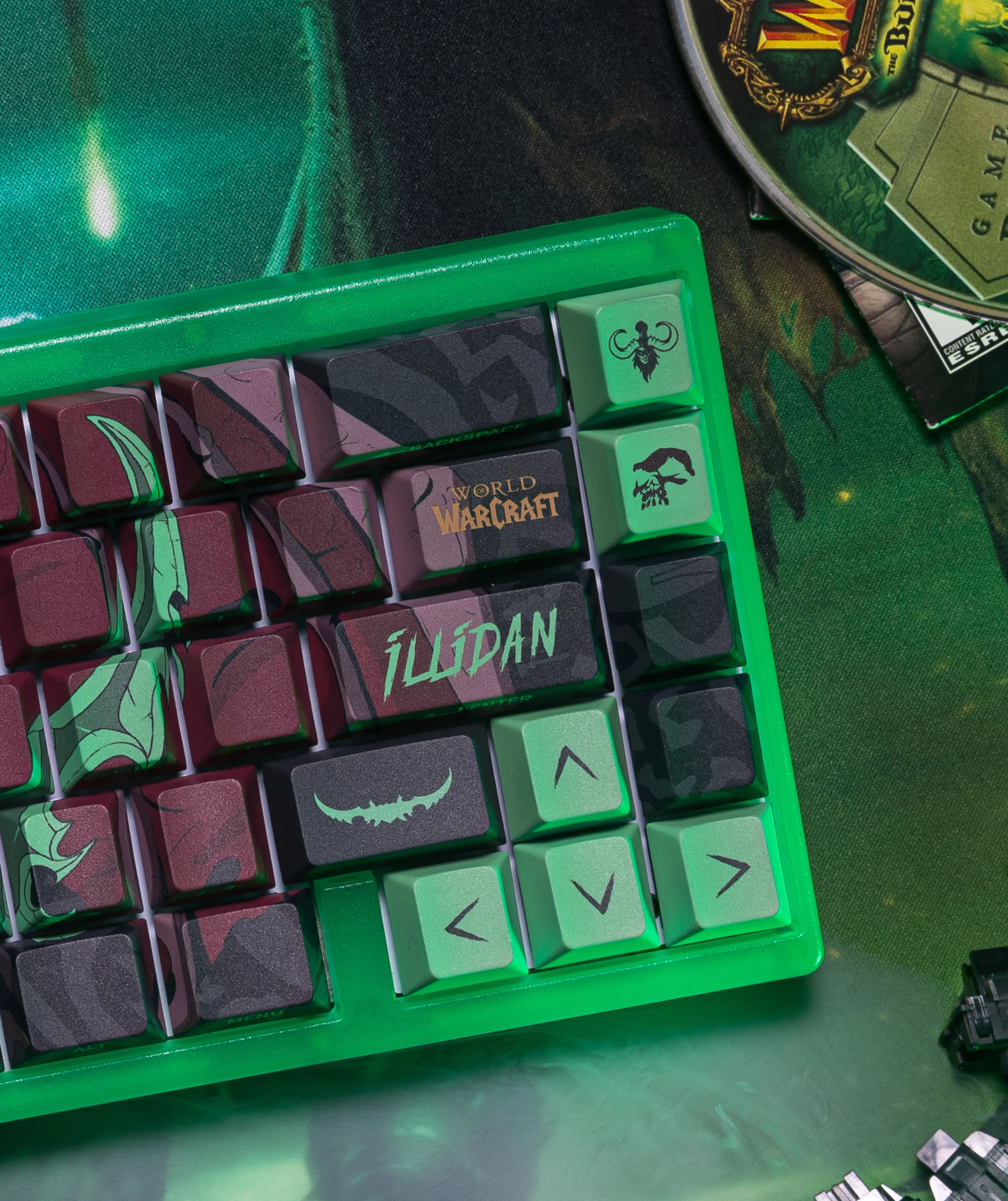WORLD OF WARCRAFT ILLIDAN STORMRAGE KEYCAP SET - Image 7