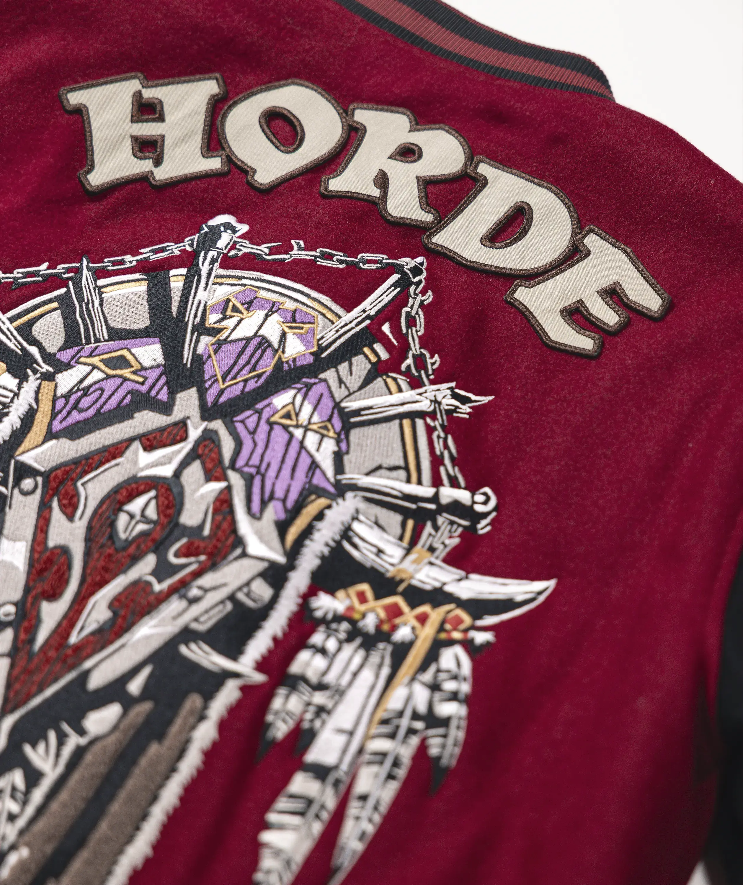 WORLD OF WARCRAFT HORDE VARSITY JACKET - Image 14